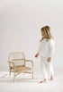 OAT / Children’s Wide Ribbed Knit Sweater ‘Dove’ (2-3y,3-4y)